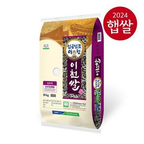 롯데상사)24년산 햅쌀 이천농협 경기도 임금님표 이천쌀 10kg알찬미, 1개, 10kg