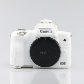 캐논 750D 카메라 케이스 5D26D77D1500/1300DM503000d실리콘커버4000D, 캐논M50케이스(화이트)색상), 1개