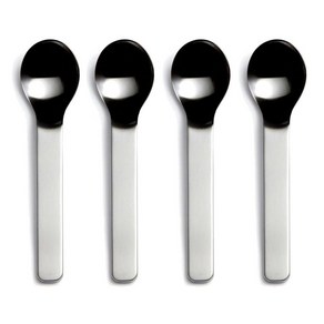 데이비드멜러 미니멀 수프 스푼 스테인리스 스틸 커트러리 18cm 4개 David Mello Minimal Soup Spoon