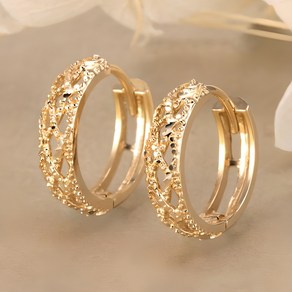골드앤 여성용 18K 샌드리아 귀걸이