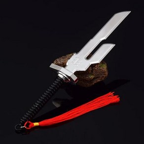 천역모 주술회전 무기 후시구로 도지 주변 금속 모델 사무라이 검 일본 카타나 선물 남아용 장난감 21cm, [01] 천역모 Spea of Heen A, 1개