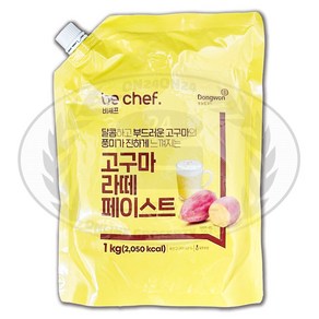 동원홈푸드 비셰프 고구마 라떼 페이스트 (1kg ) 카페 마끼아또, 1kg, 10개, 1개입