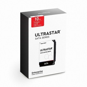 WD UltaSta 10TB 울트라스타 DC HC330 HDD, WUS721010ALE6L4