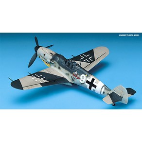 아카데미과학 1/72 BF109G-6 메셔슈미트 독일군 전투기 비행기 12467 모형 프라모델