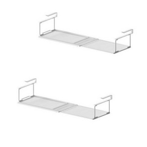 공간활용 되는 확장형 튼튼한 다용도 탄소강재질 수납선반 가로 [ 38.5~70.5 * 21 * 13.5 ]