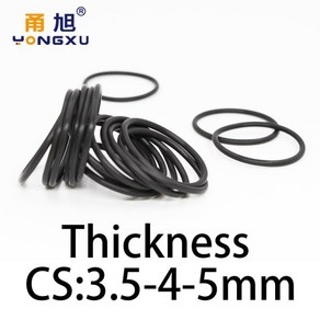 온도 저항 개스킷 고무 링 O-링 두께 3.5mm 4mm 5mm CS 불소 FKM 씰링 사양 완료, [98] OD45xCS5-5pcs