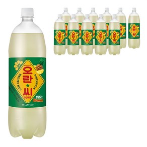 오란씨 파인애플 탄산음료, 1.5L, 12개