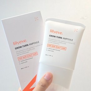 HOT템) 릴리이브 그로우턴 여성 탈모 임산부 두피고민 앰플 세럼 두피마사지 탈모영양제 두피에센스 브러쉬일체