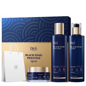 닥터지 블랙 스네일 프레스티지 스킨케어 토너 150ml + 에멀전 150ml + 크림 50ml 세트