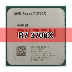 AMD Ryzen 7 R7 3700X 3.6GHz 8 코어 16 스레드 CPU 프로세서 65W 7NM L3 = 32M 100-000000071 LGA AM4, 한개옵션1