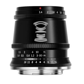 TTAtisan 17mm F1.4 APS-C 카메라 렌즈, M43