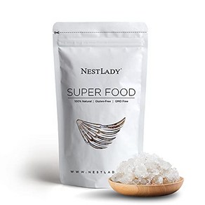 NESTLADY Natual Wild Tagacanth Gum “Snow Swallow” 雪燕 Net Weight: 250g/ 8.8oz… null, 1개, 250g