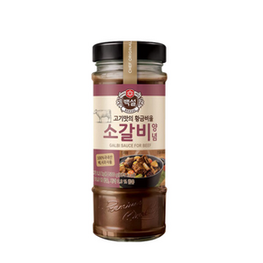 백설 소갈비 양념, 4개, 500g