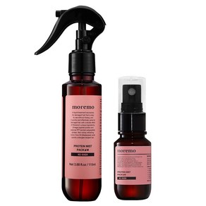 모레모 노워시 프로틴 앰플 트리트먼트 미스트 팩 M 115ml+30ml, 1개