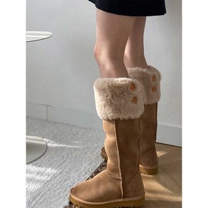 [썬데이베스트/무배] 가성비갑페이크레더롱어그부츠 퍼롱부츠 롱부츠 어그부츠 퍼부츠 겨울기모부츠 털부츠 겨울부츠 페이크퍼부츠 어그부츠 카멜부츠 롱어그부츠 (2.8cm / 1colo)