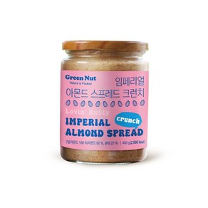 (Hmall)임페리얼 아몬드 스프레드 크런치 400g X 3병, 3개