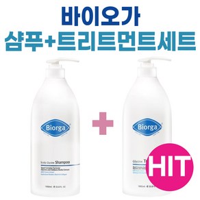 바이오가 글라이신 샴푸 + 트리트먼트 각 1000ml 세트, 1개