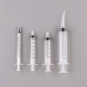 도마뱀 파충류 피딩 주사기 크레스티드게코 슈퍼푸드 주사기, 1개, 1ml