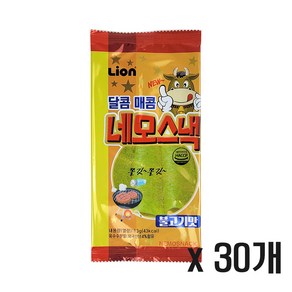 네모스낵 불고기맛, 13g, 30개