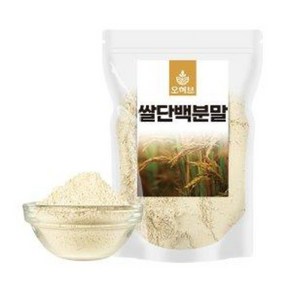 오허브 쌀단백질 500g 식물성 단백질 프로틴 보충제 쉐이크, 1개