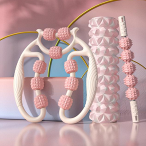 EVA 마사지 폼롤러 마사지스틱 종아리 허벅지 마사지기 근육이완 공구 세트