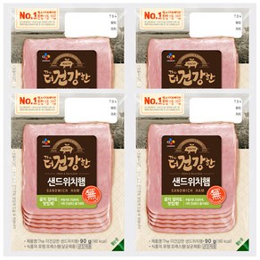 CJ The더건강한 샌드위치햄 90g, 4개