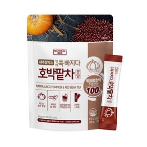 내추럴박스 호박팥차 분말 스틱 국내산, 2g, 20개입, 1개