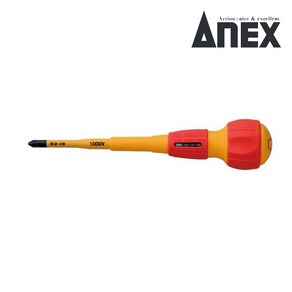 ANEX 7900 절연드라이버 1000V +2 X100 십자드라이버, 1개