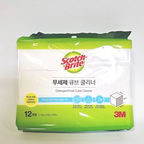 3M 무세제 큐브 크리너 12입, 1세트