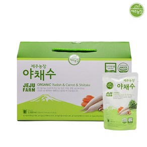 제주농장 야채수 80mlx30x4개, 2.4L, 4개