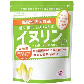 서플리먼트 LOHASTYLE(로하스타일) 이눌린 과립 (500G) 표시 식품 【식후의 혈당치나 가 신경이 쓰이는