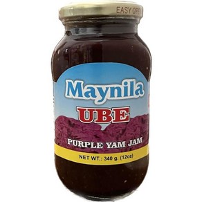 Maynla Ube. 퍼플 얌 잼. 순. 중량. 340g(12온스) 팩 1개., Maynla Ube. 퍼플 얌 잼. 순. 중량. 340, 340g, 1개