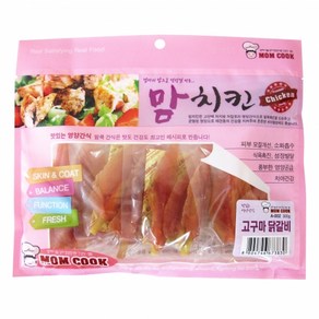 맘쿡 / 미스터쿡 x 10개 강아지 사사미간식 애견간식, 맘쿡-고구마닭갈비x10개, 300g