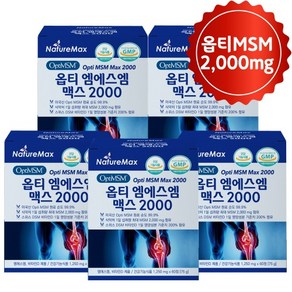 네이처맥스 옵티 MSM 엠에스엠 맥스2000 60정 5통