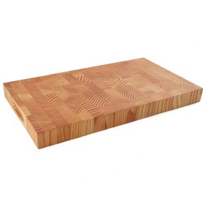 BOUMBI 라치우드 홍송 엔드그레인 도마 44cm x 25cm x 3.6cm