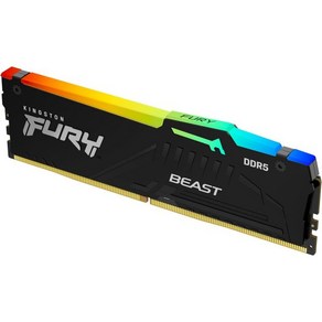 킹스턴 퓨리 비스트 16GB 2x8GB 5600MTs DDR5 CL36 RGB 데스크탑 메모리 키트 2개  적외선 동기화 AMD 엑스포 플러그 앤 플레이 KF556C36BBE, 6000MT/s_16GB