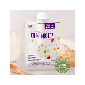 [라인업밸런스] 한 포 미식쉐이크 단백질쉐이크 미숫가루 곡물쉐이크 선식 아침대용식 52gX7개 새해부터, 52g, 7개