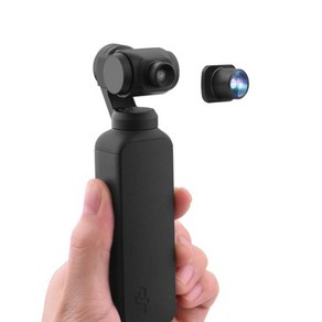 DJI OSMO POCKET 2 어안 카메라 렌즈 휴대용 핸드헬드 짐벌 미니 광각 안정기, 1개, 한개옵션0