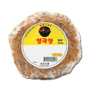 완전식품 뚝배기표 청국장, 300g, 5개