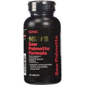 GNC 지앤씨 전립선 영양제 - 아연 셀레늄 호박씨유 라이코펜 쏘팔메토 효능 500mg(120정), 120정, 1개