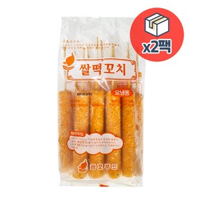 [무료]쌀떡꼬치900g(90gX10개)/업소용/식당용/노브랜드/동태전/파평분식/감자튀김, 900g, 2개