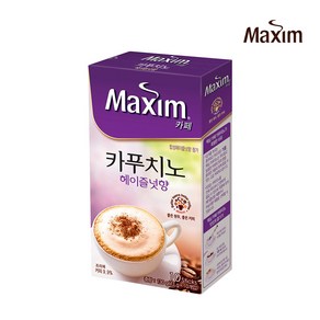 동서식품 맥심 카페 카푸치노 헤이즐넛향 커피믹스 13g 120개입, 10개입, 12개