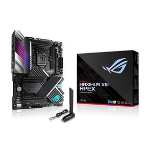 ASUS ROG Maximus XIII Apex WiFi 6E Z590 LGA 1200인텔® 11세대10세대 ATX 게이밍 마더보드 PCIe 40 18 파워 스테이지 인텔® 25