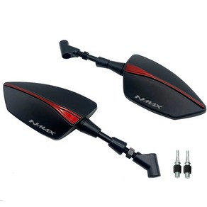 [호환] YAMAHA NMAX125 NMAX 125 150 155 160 8/10mm 오토바이 액세서리 사이드 미러 부품, 09 Red