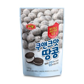 머거본 쿠앤크맛 땅콩 110g 안주 견과, 1개