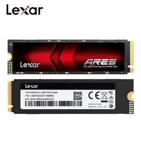 Lexa ARES 내장 솔리드 스테이트 드라이브 NVMe M.2 2280 하드 디스크 PCIe Gen 4x4 M2 SSD 2TB 1TB 512GB 저장 PS5 PC용, 없음