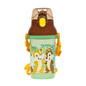 릴팡 디즈니 칩앤데일 앵커 원터치 어깨끈 미니물통, Mixed colos, 360ml, 1개