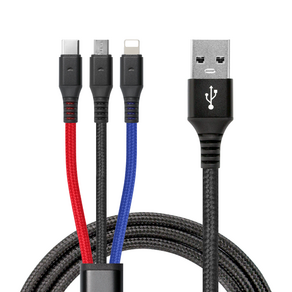 [1+1] 만타이거 3in1 USB 멀티타입 고속충전 케이블