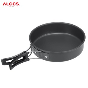 ALOCS 캠핑후라이팬 캠핑코펠 알루미늄 접이식 팬, 1개, 8인치