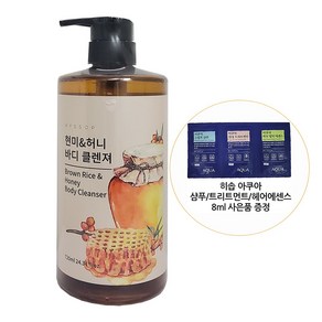 히솝 현미&허니 바디 클렌져 사은품증정, 1개, 720ml